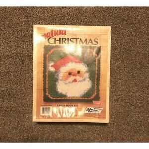 Natura Christmas Latch Hook Kit‎ St. Nick XP95 National Yarn Crafts New In Box